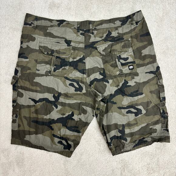 Ecko Unltd Army Green Camo Utility Cargo Shorts Men's Size 48 - Picture 4 of 7